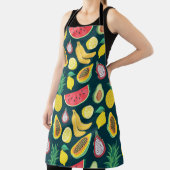 トロピカルフルーツヴィンテージパターンブリス エプロン (インサイチュ)