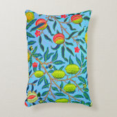トロピカルフルーツ復元ヴィンテージウィリアム・モリス アクセントクッション (正面(垂直))