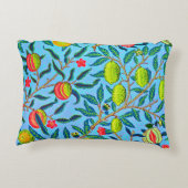 トロピカルフルーツ復元ヴィンテージウィリアム・モリス アクセントクッション (裏面)