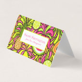 トロピカルフルーツ折り畳み名刺カスタム 名刺 (正面)