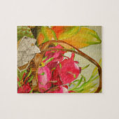 トロピカルフルーツ水カラーオリジナルアートの静物生活 ジグソーパズル (横)