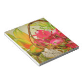 トロピカルフルーツ水カラーオリジナルアートの静物生活 ノートパッド (アングル)