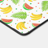 トロピカルフルーツ水玉模様模様 デスクマット (コーナー)