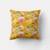 トロピカルフルーツ装飾用クッション クッション (裏面)