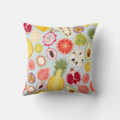 トロピカルフルーツ装飾用クッション クッション (裏面)