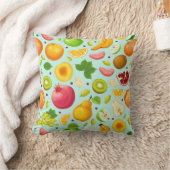 トロピカルフルーツ装飾用クッション クッション (ブランケット)