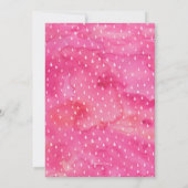 トロピカルフルーツ金ゴールド第9誕生日招待状 招待状 (裏面)