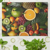 トロピカルフルーツ キッチンタオル (折り畳み)