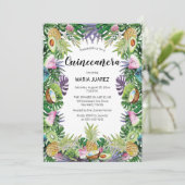 トロピカルフルーツ | グリーンリーサンセットクインセアニラ 招待状 (スタンド正面)