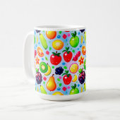 トロピカルフルーツ コーヒーマグカップ (正面左)
