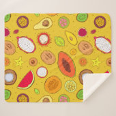 トロピカルフルーツ シェルパブランケット (正面(横))