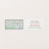 トロピカルフルーツ、ジュースバー、詳細 名刺 (内部フラット)