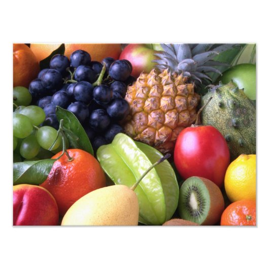トロピカルフルーツ フォトプリント            (正面)