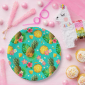 トロピカルフルーツ ペーパープレート (パーティー)