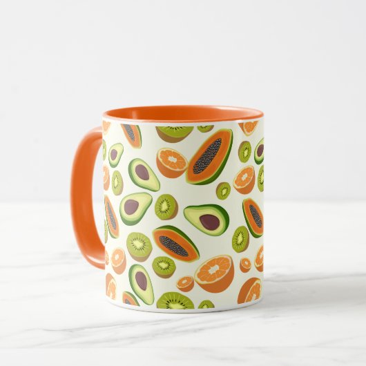 トロピカルフルーツ マグカップ (正面左)