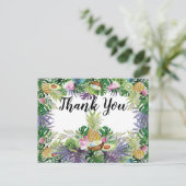 トロピカルフルーツ | 緑のパーティーありがとう ポストカード (スタンド正面)