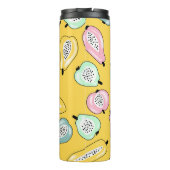 トロピカルフルーツ:鮮やかプリントパターン タンブラー (裏面)