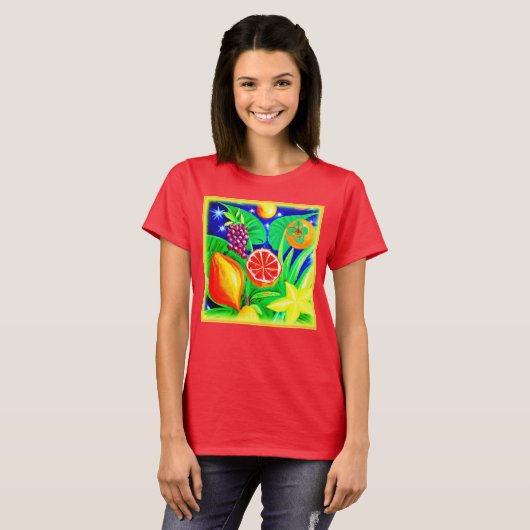 トロピカルフルーツin the Sky.買今 Tシャツ (正面フル)