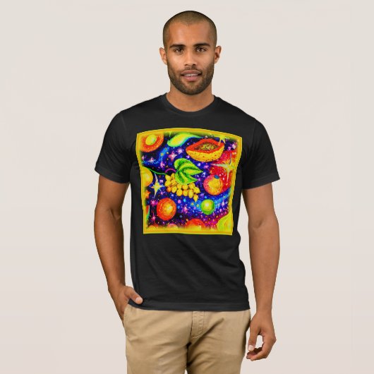 トロピカルフルーツin the Sky.買今 Tシャツ (正面フル)