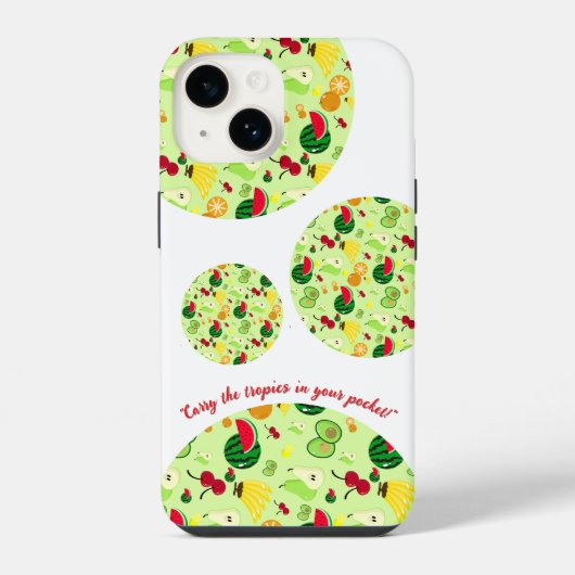 トロピカルフレンジー iPhoneケース (裏面)
