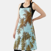トロピカルフレーム：抽象芸術ヤシ エプロン (インサイチュ)