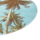 トロピカルフレーム:抽象芸術ヤシ カッティングボード (角)