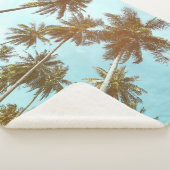 トロピカルフレーム：抽象芸術ヤシ シェルパブランケット (3/4)