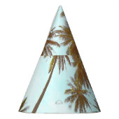 トロピカルフレーム:抽象芸術ヤシ パーティーハット (左)