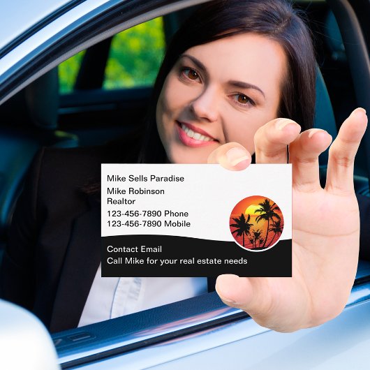 トロピカルフロリダハワ実在イエステート名刺 名刺