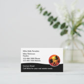 トロピカルフロリダハワ実在イエステート名刺 名刺 (スタンド正面)