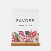 トロピカルフローラはアクリルを好む アクリルサイン (正面)