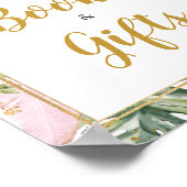 トロピカルフローラアロハブックとギフト ポスター (角)