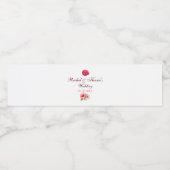 トロピカルフローラウォーターボトルラベル ペットボトルラベル (シングルラベル)