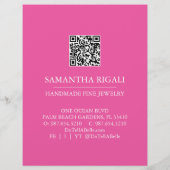 トロピカルフローラグランドオープニングフライヤー チラシ (裏面)