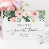 トロピカルフローラゲストブックブライダルシャワー ゲストブック