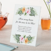 トロピカルフローラゲーム数キス 台座サイン (インサイチュ)