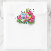 トロピカルフローラサマーアロハベビーシール ラウンドシール (バッグ)