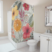 トロピカルフローラシャワーカーテン シャワーカーテン (インサイチュ)