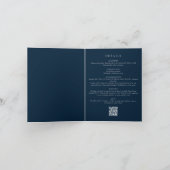 トロピカルフローラハイビスカスデスティネーションビーチ結婚式 招待状 (内部)