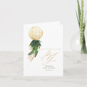 トロピカルフローラバルーンガーランド サンキューカード