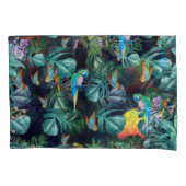 トロピカルフローラパラダイスアットサンセットピローケース 枕カバー (正面)