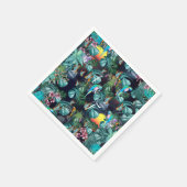 トロピカルフローラパラダイスアットサンセット スタンダードカクテルナプキン (角)