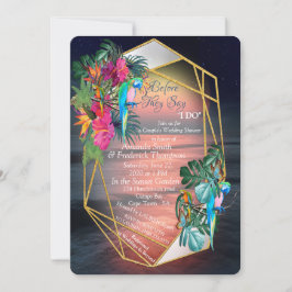 トロピカルフローラパラダイスアットサンセット 招待状