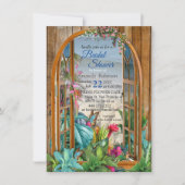 トロピカルフローラパラダイスウィンドウの景色 招待状 (正面)