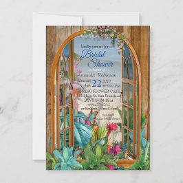 トロピカルフローラパラダイスウィンドウの景色 招待状