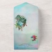 トロピカルフローラパラダイスオールインワンウェディング オールインワン招待状 (外側)