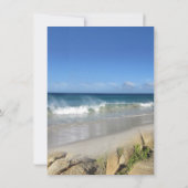 トロピカルフローラパラダイスビーチシーナリー 招待状 (裏面)