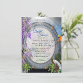 トロピカルフローラパラダイスポータル風景招待状 招待状 (スタンド正面)