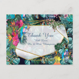 トロピカルフローラパラダイス&バード ポストカード