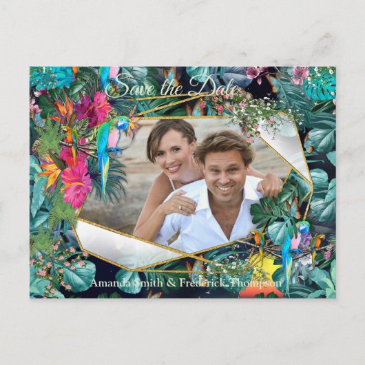 トロピカルフローラパラダイス&バード 案内ポストカード (正面)